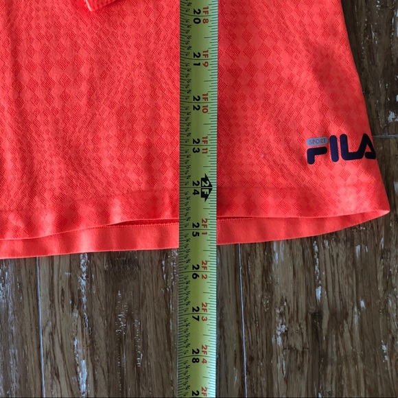 NWOT FILA Sport Orange Running Hoodie Top sz L - Picture 7 of 8